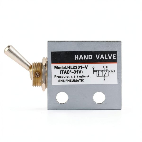HL2301 3 Position 2 Port Toggle Switch Pneumatic Mechanical Valve-1