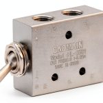 Baomain Pneumatic Toggle Knob Switch Valve HL-2501-V PT1/8 inch 5 position 2 way-0